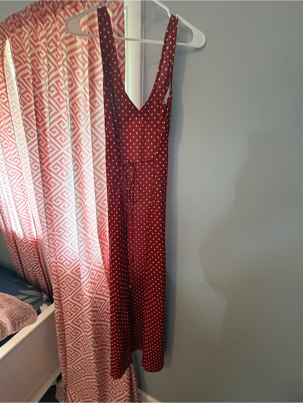 Vici Red Polka Dot Sleeveless Maxi Dress - Picture 2 of 2